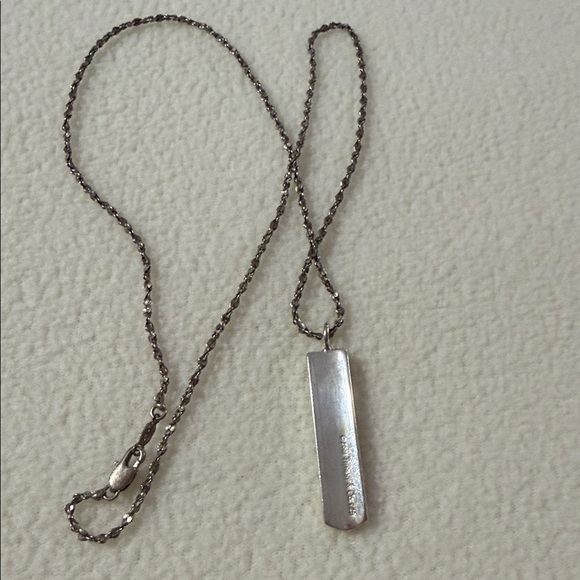 Tiffany & Co. Silver Bar Pendant - Picture 5 of 6